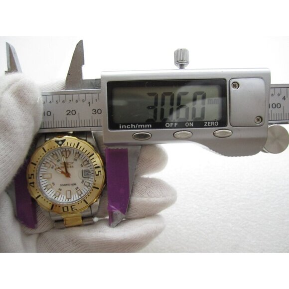 Women Invicta Divers Quartz 100m WR Analog mm Round Watch (H840) \
